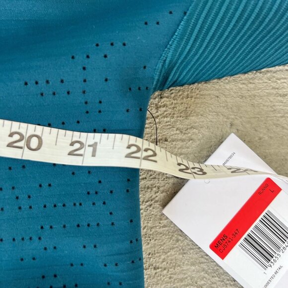 NWT Nike Tech Pack Hybrid Quarter Zip Long Sleeve Pullover Men’s L Teal Green - Picture 6 of 7